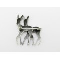 Lovely Vintage  Brooch Made up With Two Bambi`s in Sterling Silver