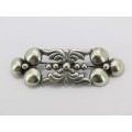 A Beautiful Candida Design Brooch In Sterling Silver.