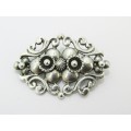 A Lovely Detailed Candida Brooch In Sterling Silver.