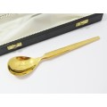 Vintage Gold-Plated Spoon in Original Case