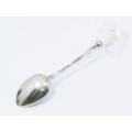 Antique French Silver & Enameled Teaspoon