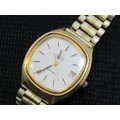 Vintage Large Omega Seamaster Quartz Watch with Date - Working!