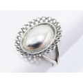 Stunning Vintage Design Open Ended Band Ring in Sterling Silver