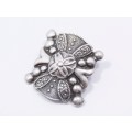 A Lovely Candida Style Vintage  Brooch in Sterling Silver