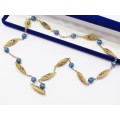 Stunning! Vintage Chinese Silver Gilt & Enamel Necklace