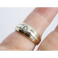 Lovely 9CT Gold & Diamond Ring