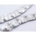 Vintage Designer `ITAY NOY` Patterned Sterling Silver Necklace