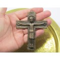 Solid Bronze Ethiopian Crucifix