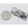 A Beautiful Candida Brooch in Sterling Silver