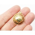 Stunning! 9CT Gold Spinning Round World Globe Pendant
