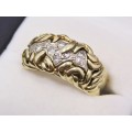 Exquisite! Bespoke 14CT Gold & Diamond Ring