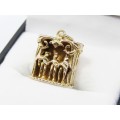 Vintage 9CT Gold `Can-Can Dancers` Charm