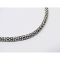A Gorgeous Long Popcorn Chain in Sterling Silver.