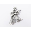 A Gorgeous Candida Gondola performer Brooch in Sterling Silver.