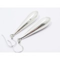 A Gorgeous Pair of Long  Drop Earrings in Sterling Silver