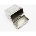 Rare Antique (c1863) Dutch Silver Miniature Box