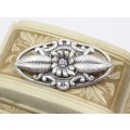 A Stunning Detailed Mari Lou  Brooch in Sterling Silver.