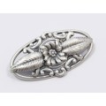 A Stunning Detailed Mari Lou  Brooch in Sterling Silver.