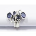 A Beautifully Designed Amethyst Ring in Sterling Silver