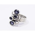 A Beautifully Designed Amethyst Ring in Sterling Silver