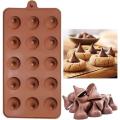 Food Grade Silicone Mould Hershey`s Kisses Shape - Brown