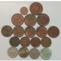 18x Mocambique coins 1936-1960
