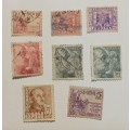 pack of stamps from Spain