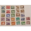 pack of stamps Hungary and Magyar