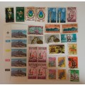 Box of South Afican stamps most from 1960s-1980s (large collection)