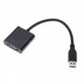 BSTUO USB 3.0 to VGA HD Multi-display Adapter Converter - Black