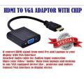 HDMI TO VGA ADAPTER WITH CHIP