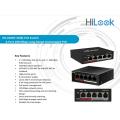 Hilook 4 Port 100 Mbp/s Unmanaged Gigabit PoE Switch