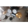 BK 5 Piece Drum set with Hardware and Cymbals