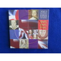 United Kingdom 2002 Royal Mint Brilliant Uncirculated Coin Collection.