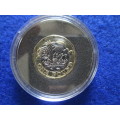 UK Royal Mint 2016 New 12 Sided Brilliant Uncirculated £1 Coin in Capsule.