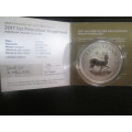 NB.  Reserve for THECHANMAN - 2017 Krugerrand 1oz Fine-Silver Premium Uncirculated.