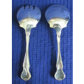 ATTRACTIVE SILVER PLATED SALAD SERVERS