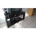 Plasma TV Stand Black - Good condition Collections only