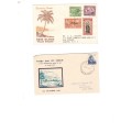 2 X SPAIN,1 X AUSTRALIA,1 X NEW ZEALAND FIRST DAY COVERS SEE PICS!!!!