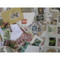 1000 X WORLD USED STAMPS ON PAPER SEE PICS!!!