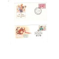 4 X AUSTRALIA ROYALTY FIRST DAY COVERS SEE PICS!!!
