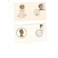 4 X AUSTRALIA ROYALTY FIRST DAY COVERS SEE PICS!!!
