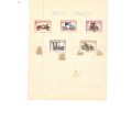 WORLD USED STAMPS 6 PAGES SEE PICKS!!!
