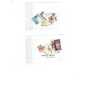 RSA 2 X PACKETS OF 25 EACH ASSORTED USED STAMPS SEE PICS!!!!
