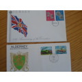 FOLDER 13 X GUERNSEY AND JERSEY FIRST DAY COVERS SEE PICS