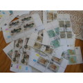 1000 X MINT AND USED STAMPS OFF PAPER VEND,CISCEI,ZAMBIA ETC.LOTS OF CONTROL BLOCKS EXCELLENT LOT