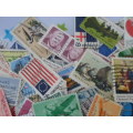 500 X UNITED STATES OF AMERICA USED OFF PAPER STAMPS SEE PICS