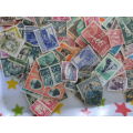 270 X UNION OF SOUTH AFRICA USED OFF PAPER STAMPS GOOD VALUE HERE SEE PICS