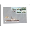 1 X LARGE RSA FDC TUGBOATS 13/05/1994 PLUS 5 X CONTROL BLOCKS OF 4 STAMPS EACH ALL MINT SEE PICS