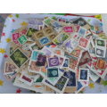 1000 X WORLD USED STAMPS ON PAPER NEAT LOT SEE PICS